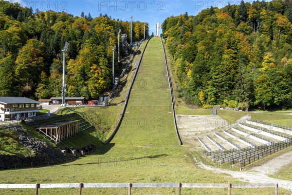 Heini-Klopfer- Skiflugschanze, Stillachtal, Oberstdorf, Oberallgäu, Allgäu, Bavaria, Germany