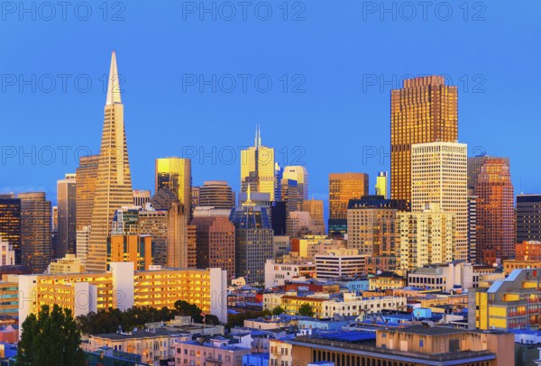Financial district skyline, San Francisco, California, USA
