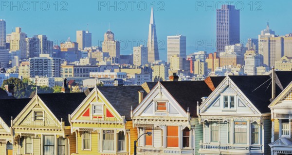 The Painted Ladies, Alamo Square, San Francisco, California, USA