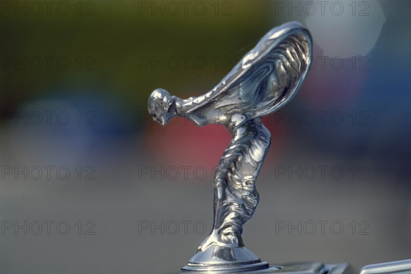 Rolls Royce radiator figure, Spirit of Ecstasy has been the name of the cooler figure from Rolls-Royce since 1911m, London, England, Great Britain