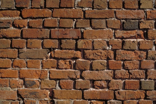 Old brick wall, London, England, Great Britain