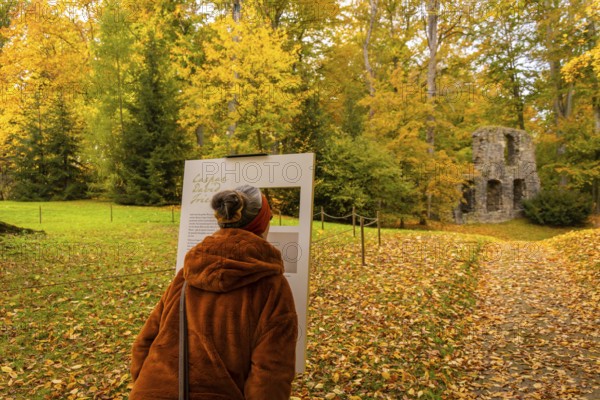 Altzella Abbey is a former Cistercian abbey west of the town of Nossen. In the Middle Ages, it was one of the most important monasteries in Central Germany. The monastery was dissolved as a result of the Reformation, the complex, with its partly well-preserved wall, is now a mixture of romantic park with ruins and renovated buildings. The remains of the monastery have been a listed building since the 1970s. Information boards point out special places where Caspar David Friedrich has already discovered his motifs, Nossen, Saxony, Germany