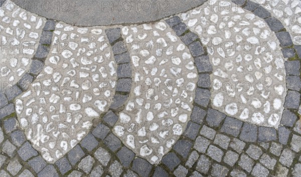 Street pavement, background, texture, Münsterland, North Rhine-Westphalia, Germany