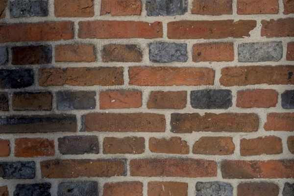 House wall, brick wall, brick wall, Germany