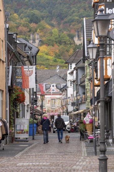 The old town of Ahrweiler, renovated, restored, partly rebuilt after the flood in the Ahr Valley in July 2021, Rhineland-Palatinate