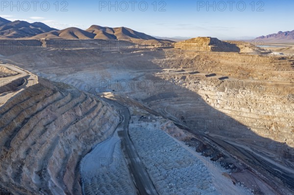 Round Mountain, Nevada - The Round Mountain Gold Mine, an open pit mine operated by Kinross Gold