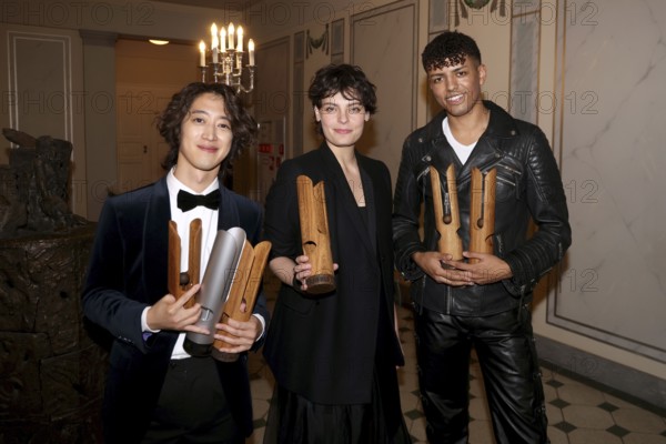 Hayato Sumino, Emily D'Angelo, Louis Philippson, Opus Klassik 2025, awards ceremony at concert hall Berlin, 12.10.2025