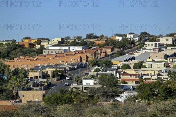 New residential buildings in Pioneer Park district, residential building, Windhoek, Khomas region, Namibia