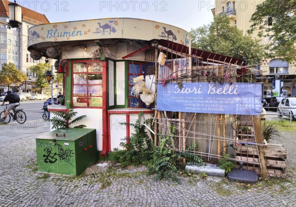 Unusual flower shop, Charlottenburg, Berlin, Germany