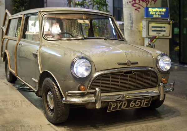 Entrance area to Monkey Bar with old Trabi as decoration, Charlottenburg, Berlin, Germany