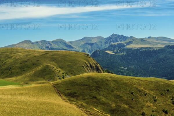 Sancy Massif. Auvergne volcanoes natural park. Puy-de-Dome. Auvergne-Rhone-Alpes. France