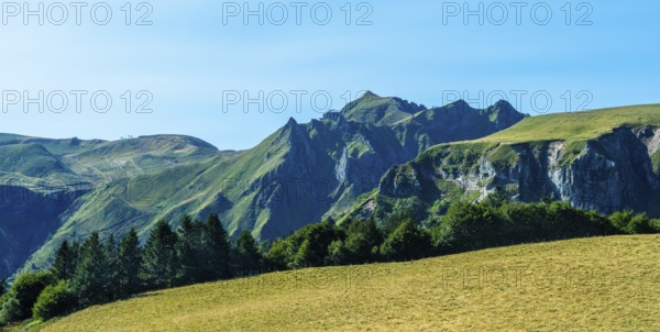 Auvergne Volcanoes Regional Park. The Puy de Sancy . Puy de Dome. Auvergne Rhone Alpes. France