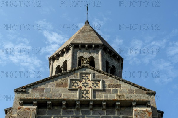 Notre-Dame-du-Mont-Cornadore de Saint-Nectaire, Romanesque church of Saint Nectaire, Puy de Dome, Auvergne Rhone Alpes, France