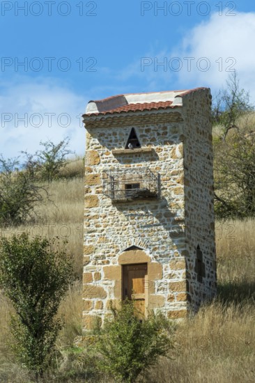 Dovecote in Limagne plain, Puy de Dome department, Auvergne Rhone Alpes, France