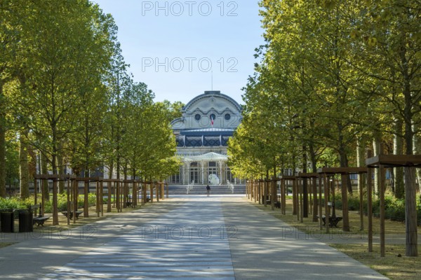 Vichy, listed as World Heritage by UNESCO. The Source Park. Allier. Auvergne Rhone Alpes. France