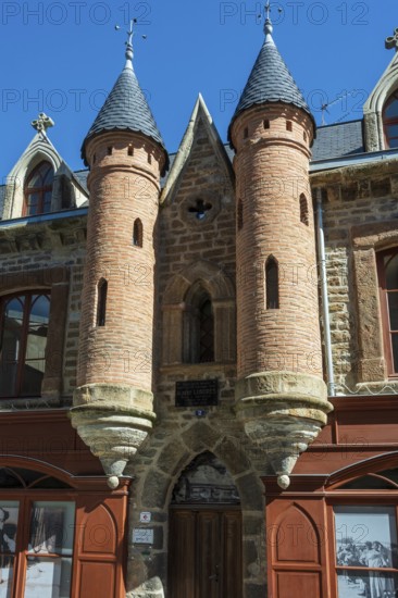Vichy city. House of Albert Londres famous journalist, Allier department, Auvergne-Rhone-Alpes, France