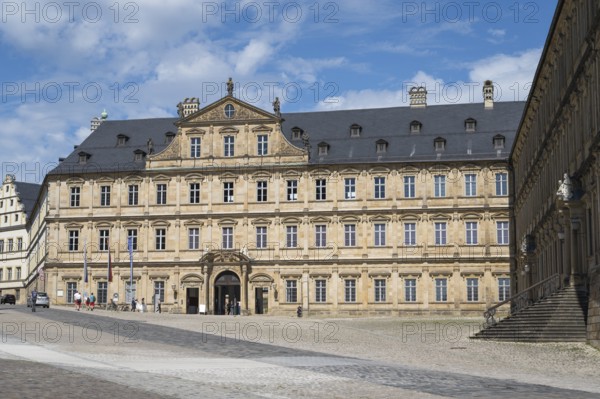 State Library, New Residence, Cathedral Square, UNESCO World Heritage Site, Bamberg, Upper Franconia, Franconia, Bavaria, Germany