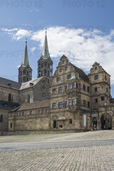 Historical Museum, Alte Hofhaltung, behind the cathedral, Cathedral Square, UNESCO World Heritage Site, Bamberg, Upper Franconia, Franconia, Bavaria, Germany