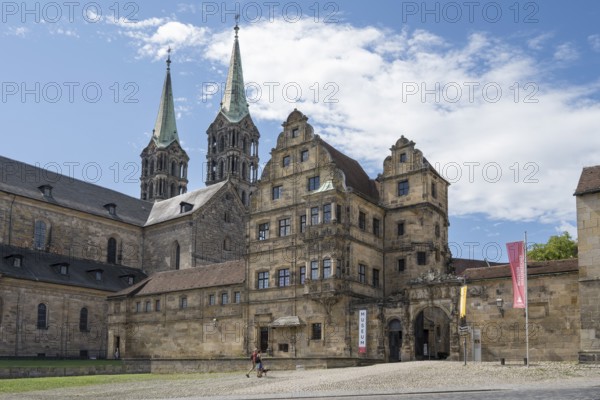 Historical Museum, Alte Hofhaltung, behind the cathedral, Cathedral Square, UNESCO World Heritage Site, Bamberg, Upper Franconia, Franconia, Bavaria, Germany