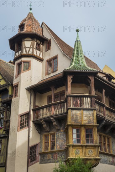 Pfisterhaus in the old town centre of Colmar, France
