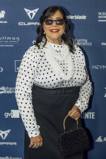 Cecilia Pillado on the red carpet in front of the award ceremony at Pullmann Berlin Schweizerhof, Berlin, 09.10.2025
