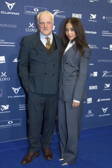 Bernhard Schütz and Samirah Breuer, GERMAN ACTING AWARD 2025, Red Carpet at PULLMAN BERLIN SCHWEIZERHOF, Berlin, 09.10.2025