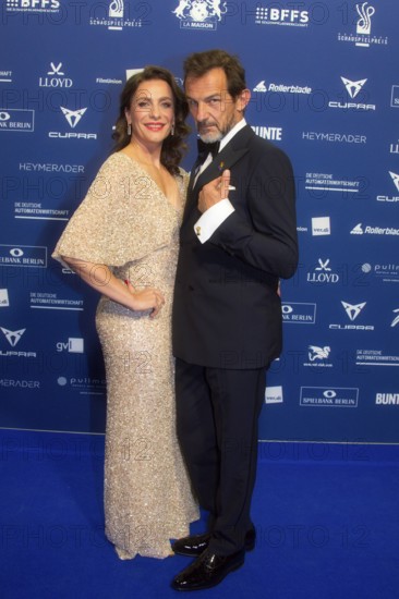 Nadine Heidenreich, Hans-Werner Meyer, DEUTSCHER SCHAUSPIELPREIS 2025, Red Carpet at PULLMAN BERLIN SCHWEIZERHOF, Berlin, 09.10.2025