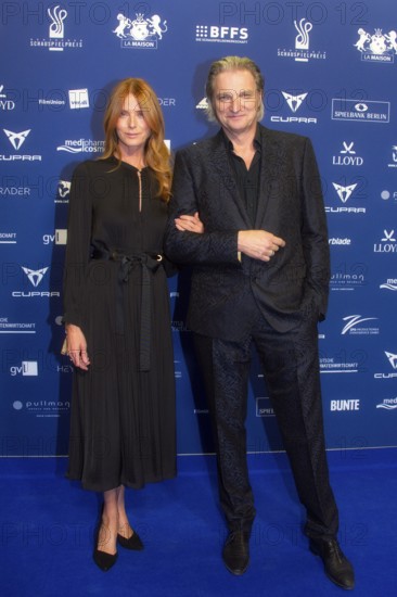 Esther Schweins, Stefan Jürgens, DEUTSCHER SCHAUSPIELPREIS 2025, Red Carpet at PULLMAN BERLIN SCHWEIZERHOF, Berlin, 09.10.2025