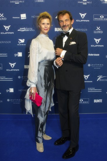 Leslie Malton, Hans-Werner Meyer, DEUTSCHER SCHAUSPIELPREIS 2025, Red Carpet at PULLMAN BERLIN SCHWEIZERHOF, Berlin, 09.10.2025