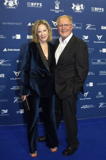 Ann-Kathrin Kramer, Harald Krasnitzer, DEUTSCHER SCHAUSPIELPREIS 2025, Red Carpet at the PULLMAN BERLIN SCHWEIZERHOF, Berlin, 09.10.2025