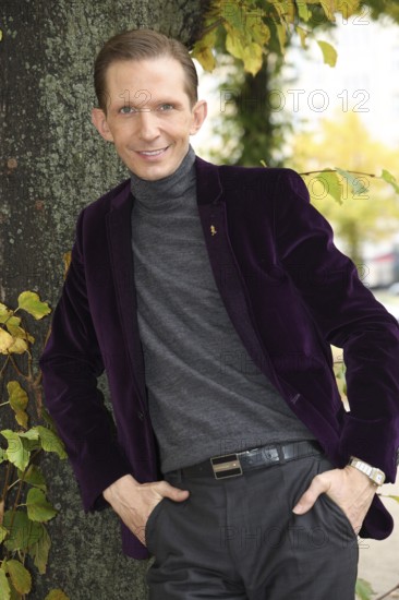 Marc Rudolf at the annual press conference for the 2025/2026 season at the Theater am Frankfurter Tor. Berlin, 07.10.2025