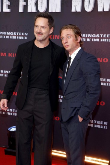 Director Scott Cooper and Jeremy Allen White at the premiere of the cinema film 'Springsteen: Deliver Me From Nowhere' at the Zoo Palast. Berlin, 08.10.2025