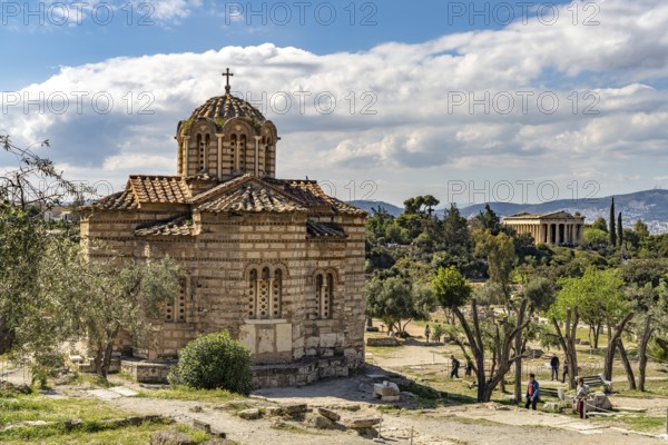 The Church of the Holy Apostles in the Agora of the Greek capital Athens, Greece