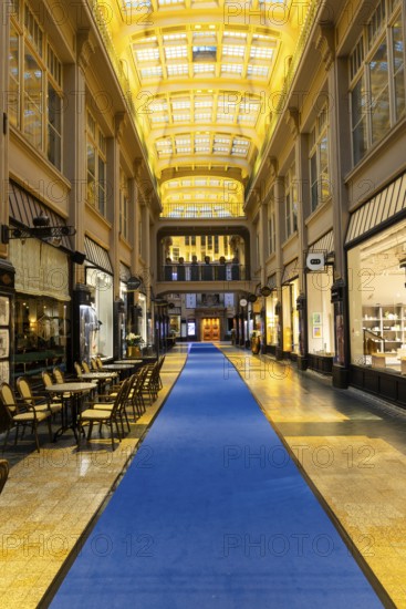 Mädler Passage, shopping arcade, Leipzig, Saxony, Germany