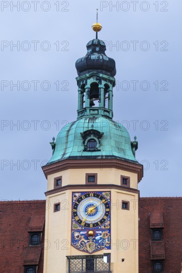 Tower at the City History Museum, Old Town Hall, Leipzig, Saxony, Germany