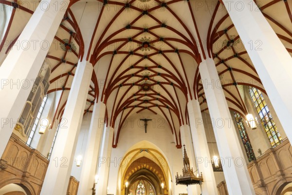 Nave of St Thomas' Church, Leipzig, Saxony, Germany