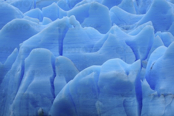 Grey Glacier, in Grey Lake, Torres del Paine National Park, Patagonia, Chile, South America