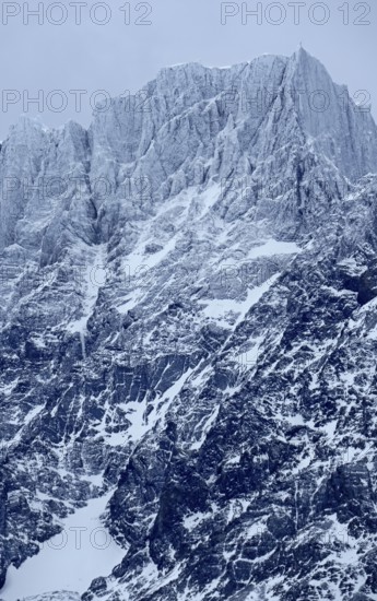 Mountain in Grey Lake, Torres del Paine National Park, Patagonia, Chile, South America