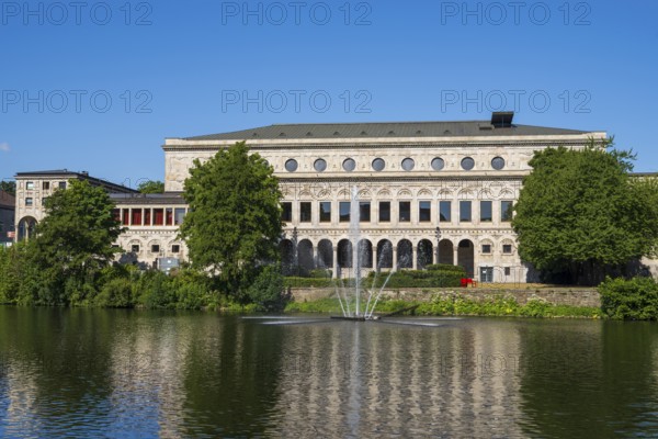 Civic hall an der Ruhr, Mülheim an der Ruhr, Rurgebiet, North Rhine-Westphalia, Germany