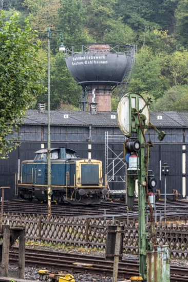 Bochum-Dahlhausen Railway Museum, roundhouse, North Rhine-Westphalia, Germany