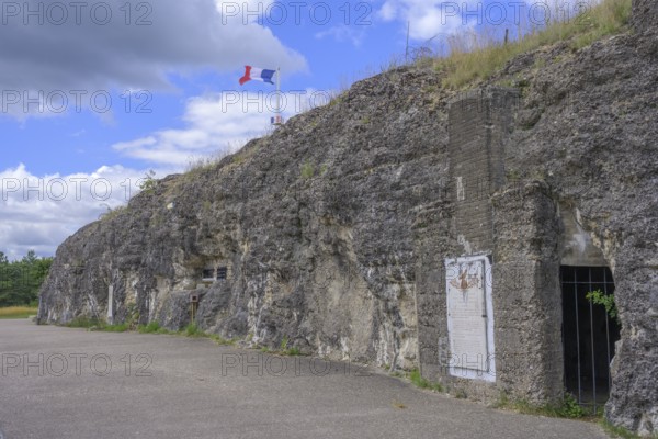 Fort de Vaux from the 1st World War, Douaumont, Département Meuse, France