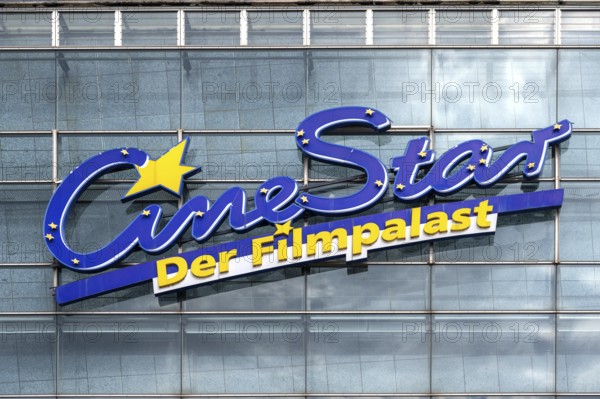Lettering from the Ciner Star film palace, Erlangen, Middle Franconia, Bavaria, Germany