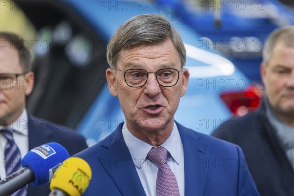 Thomas Edig, VW Sachsen Head of Human Resources, during his visit to the Volkswagen vehicle plant in Zwickau, Zwickau, Saxony, Germany