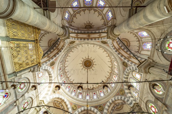 Dome of the Laleli Mosque or Tulip Mosque in Istanbul, Turkey