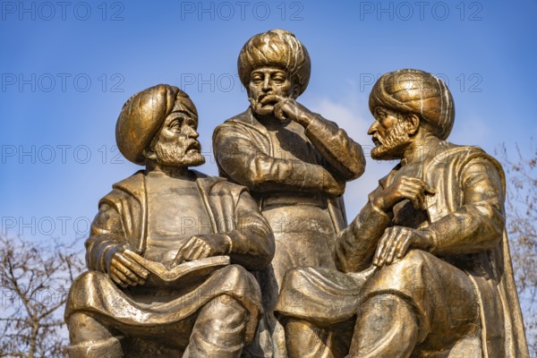 Monument to Sultan Mehmed II in Fatih Memorial Park in Fatih, Istanbul, Turkey
