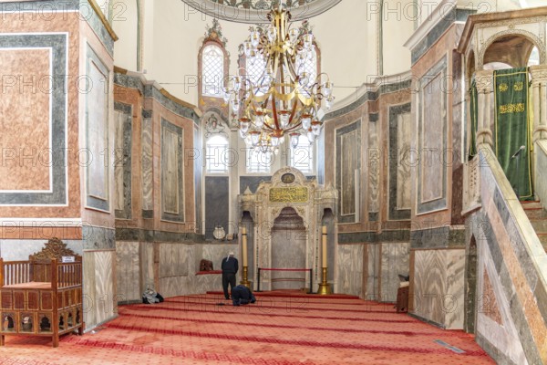 Interior of the Molla Zeyrek Mosque Istanbul, Turkey