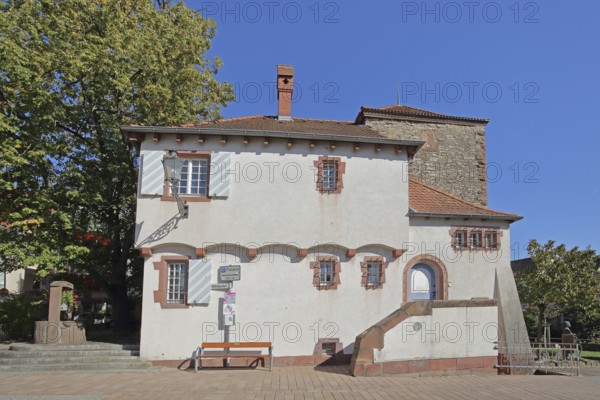 Local history museum with historic Dörndl defence defence tower, Röhrbuckel, Wiesloch, Baden-Württemberg, Germany