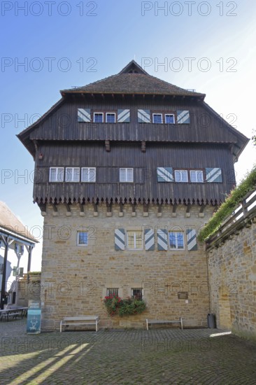 Medieval Zollern Castle, Castle, Balingen, Swabian Alb, Baden-Württemberg, Germany