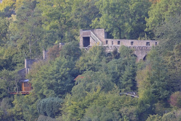 Historic town wall, town fortifications, Bad Münstereifel, Ahrgebirge, Eifel, North Rhine-Westphalia, Germany