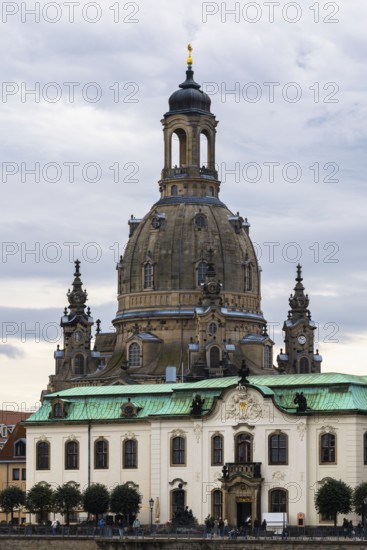 Church of Our Lady, Brühl's Terraces, Old Town, Dresden, Saxony, Germany